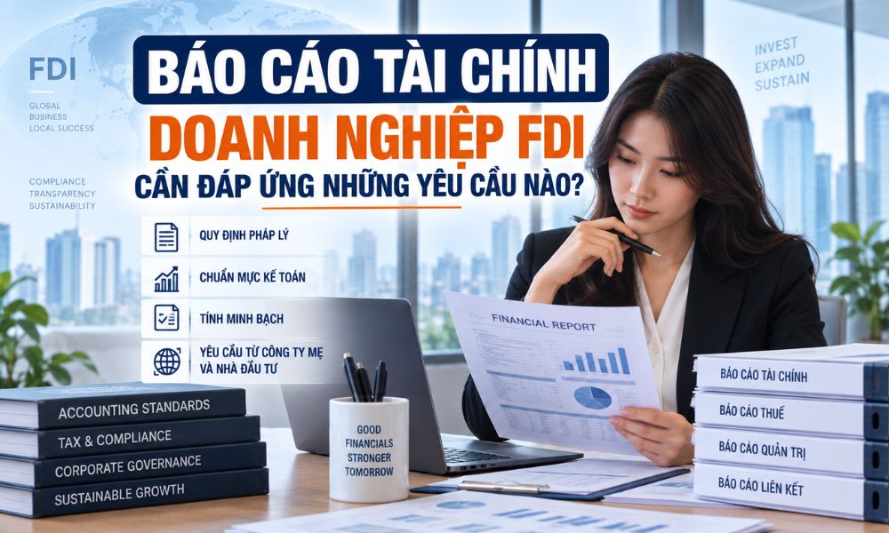 Báo cáo tài chính doanh nghiệp FDI cần đáp ứng những yêu cầu nào?