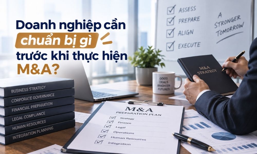 
Doanh nghiệp cần chuẩn bị gì trước khi thực hiện M&A?
