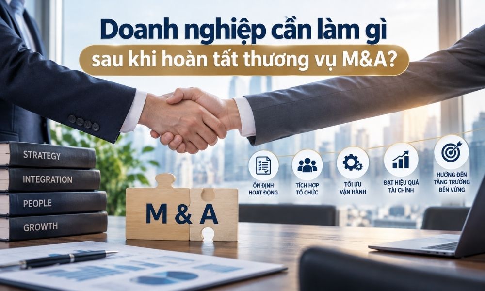 Doanh nghiệp cần làm gì sau khi hoàn tất thương vụ M&A?