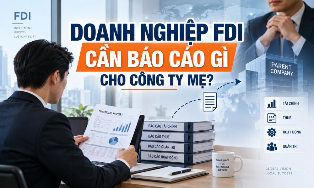 Doanh nghiệp FDI cần báo cáo gì cho công ty mẹ?