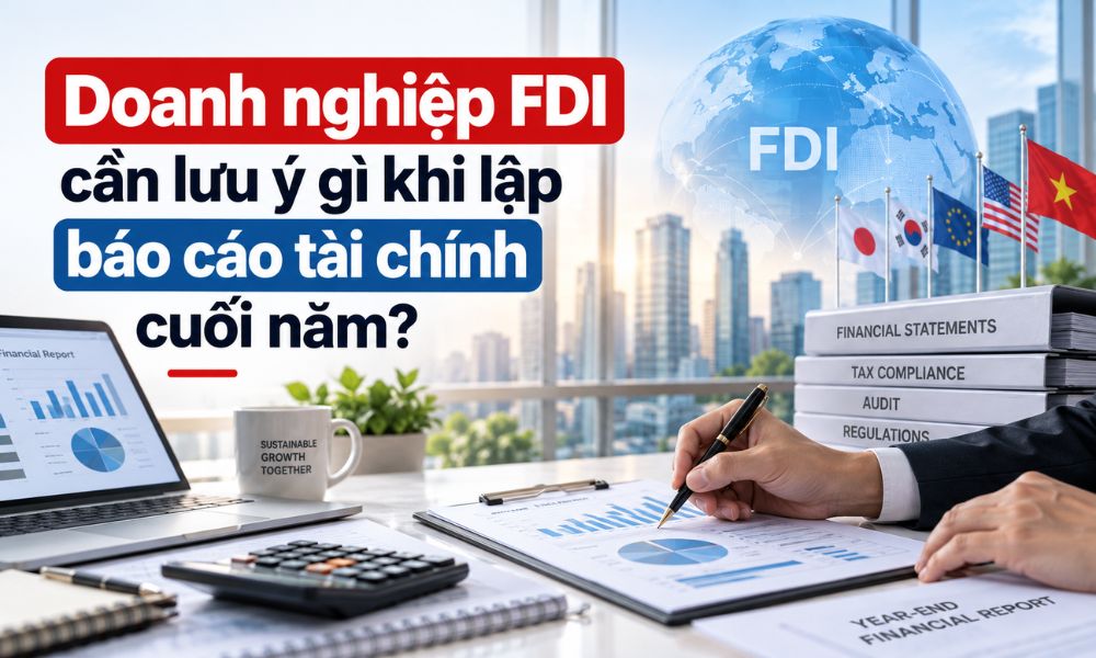Doanh nghiệp FDI cần lưu ý gì khi lập báo cáo tài chính cuối năm?