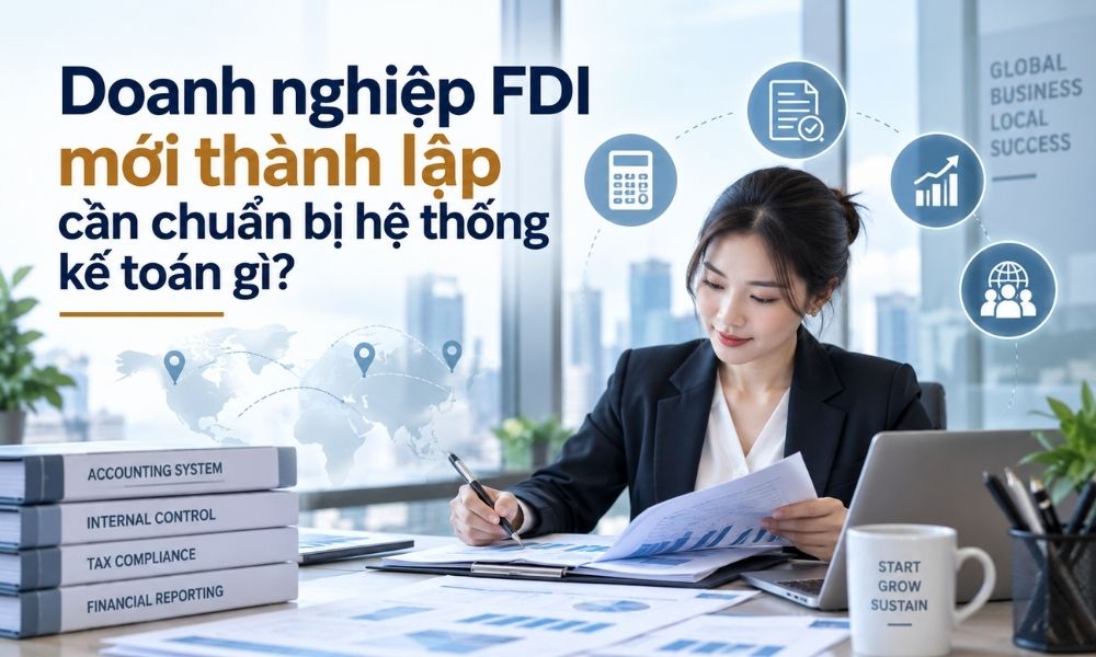 Doanh nghiệp FDI mới thành lập cần chuẩn bị hệ thống kế toán gì?
