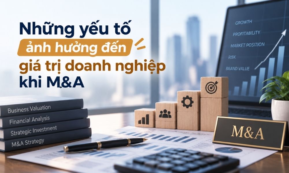 Những yếu tố ảnh hưởng đến giá trị doanh nghiệp khi M&A