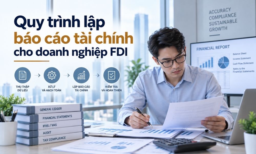 Quy trình lập báo cáo tài chính cho doanh nghiệp FDI