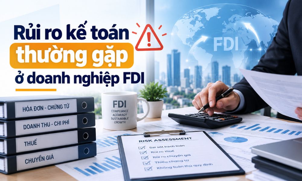 Rủi ro kế toán thường gặp ở doanh nghiệp FDI