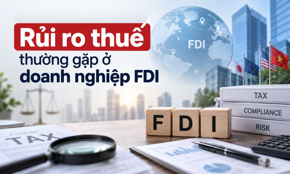 Rủi ro thuế thường gặp ở doanh nghiệp FDI