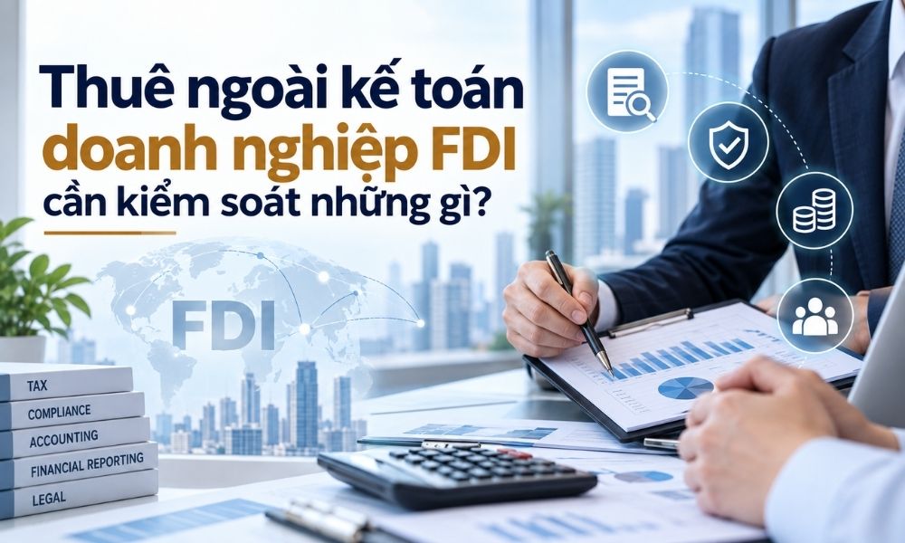 Thuê ngoài kế toán doanh nghiệp FDI cần kiểm soát những gì?