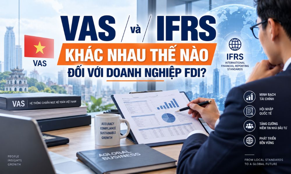 VAS và IFRS khác nhau thế nào đối với doanh nghiệp FDI?